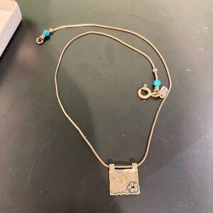 Sterling Silver and turquoise necklace